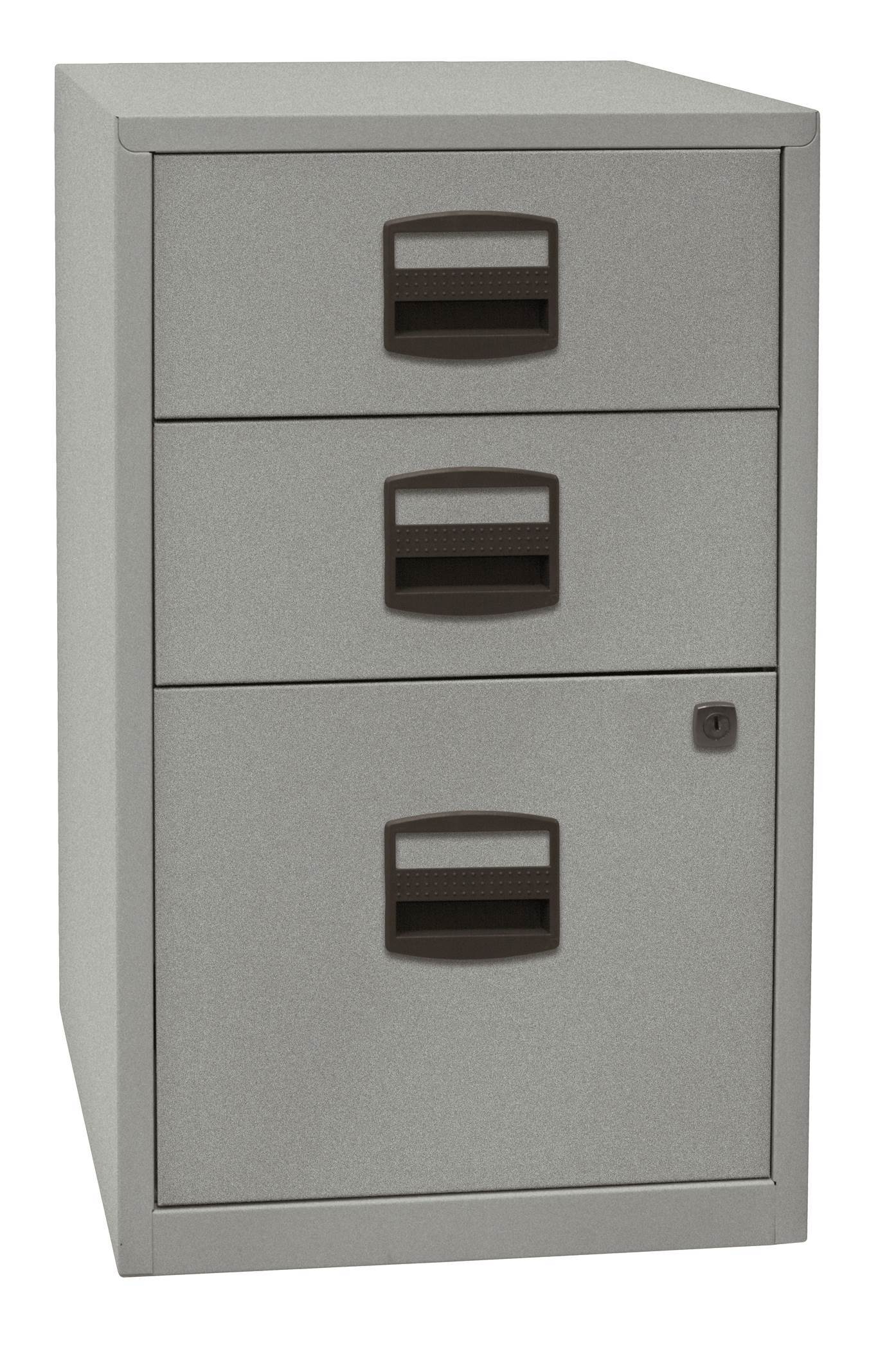 PFA3355_L Bisley Beistellschrank PFA, 2 Universalschubladen, 1 HR-Schublade