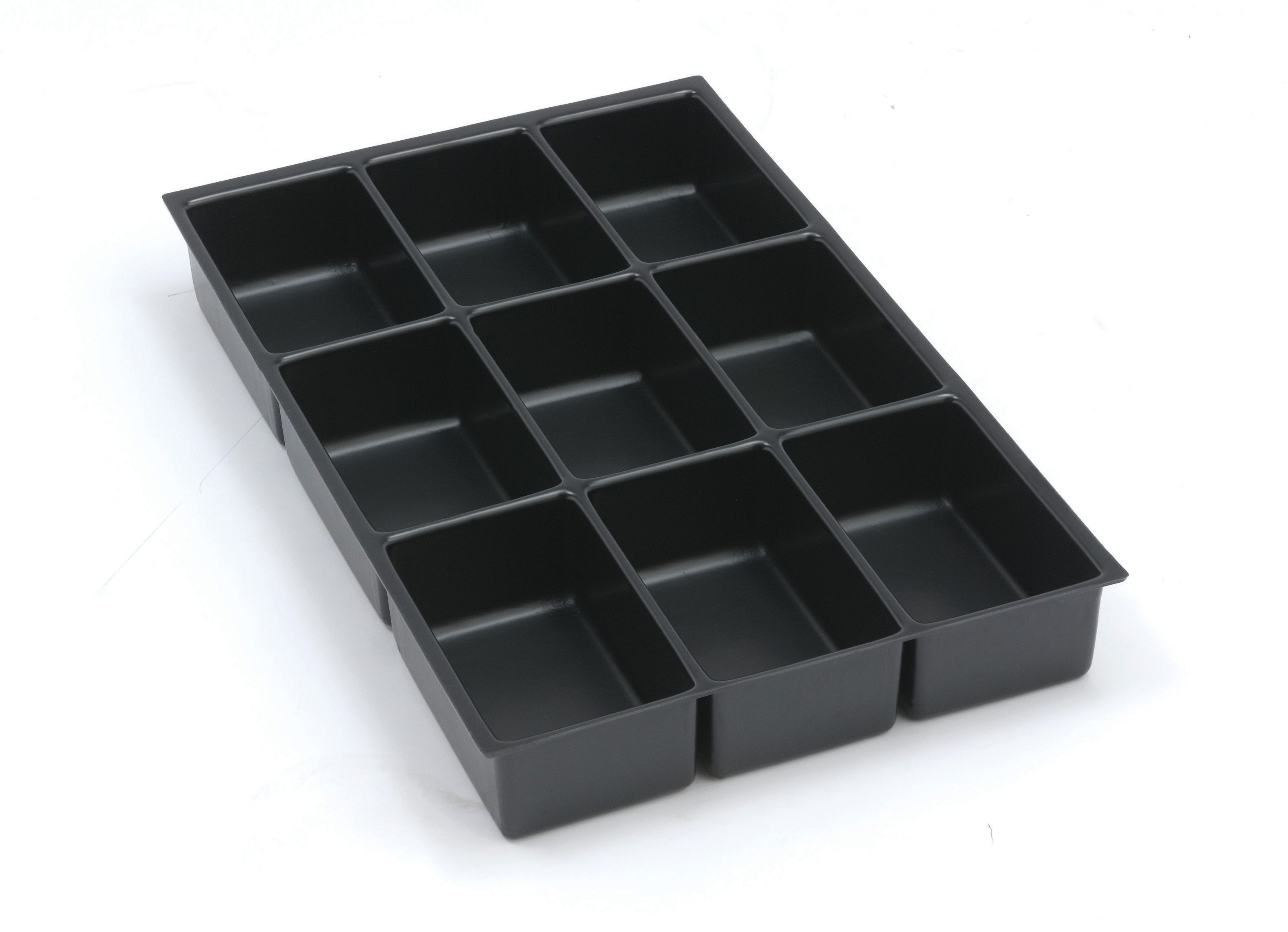 226P1800_L Bisley MultiDrawer™ Schubladeneinsatz A4 9 Fächer für A4 Schubladen H 102, 87, 51 mm