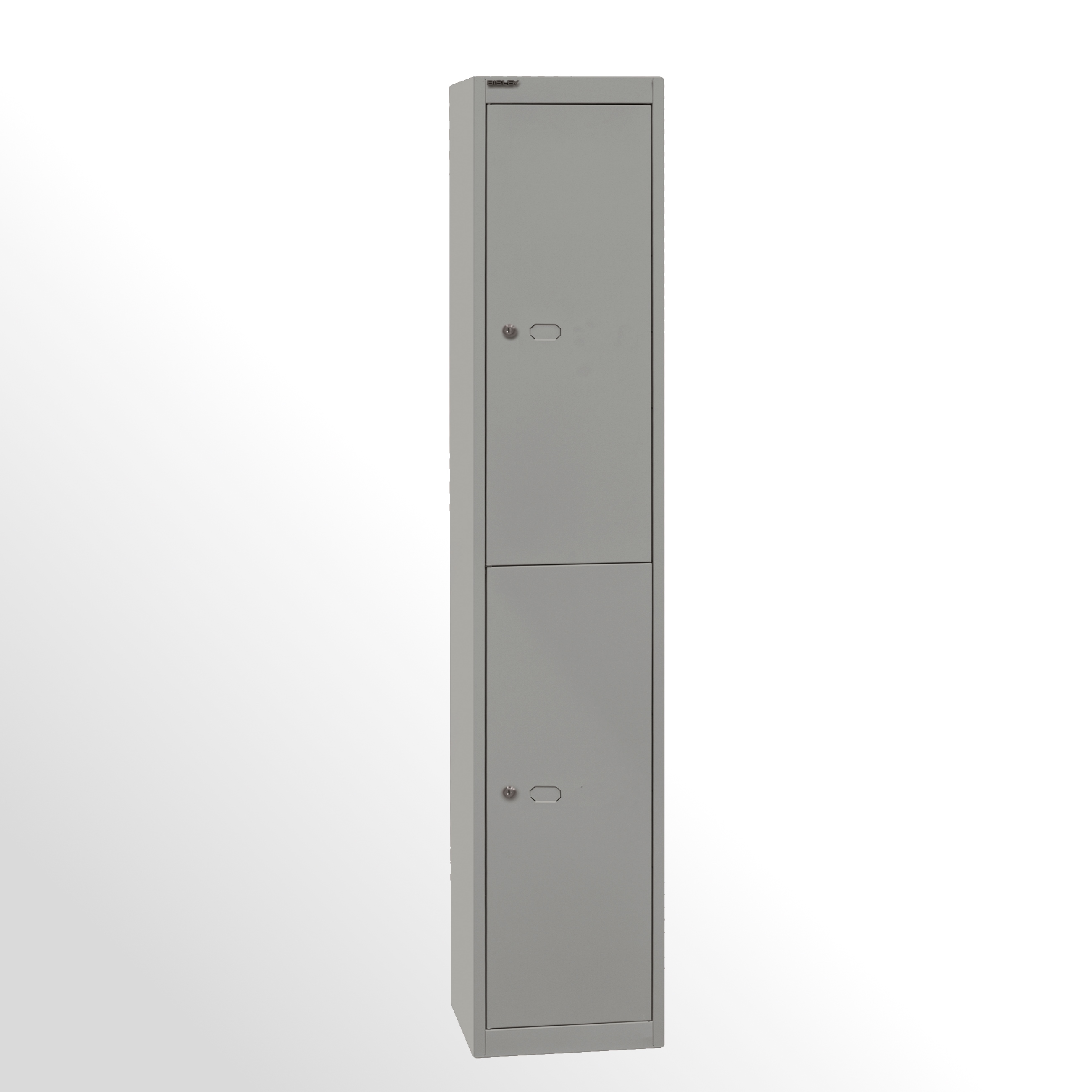 Bisley Garderobenschrank Office, 1 Abteil, 2 Fächer, T 305 mm