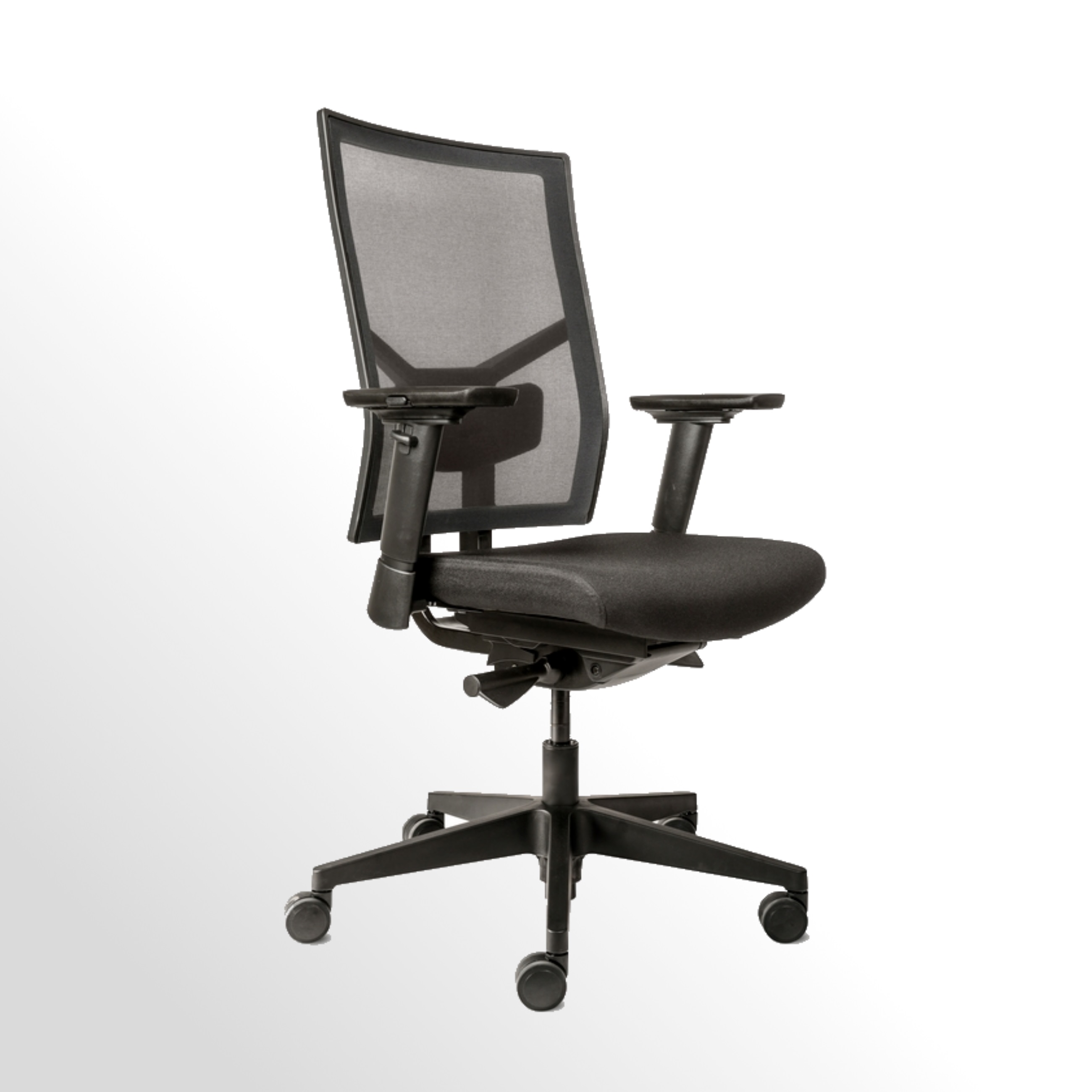 Chairsupply-Netz-1 Günstiger Bürodrehstuhl mit Armlehnen und Netzrücken