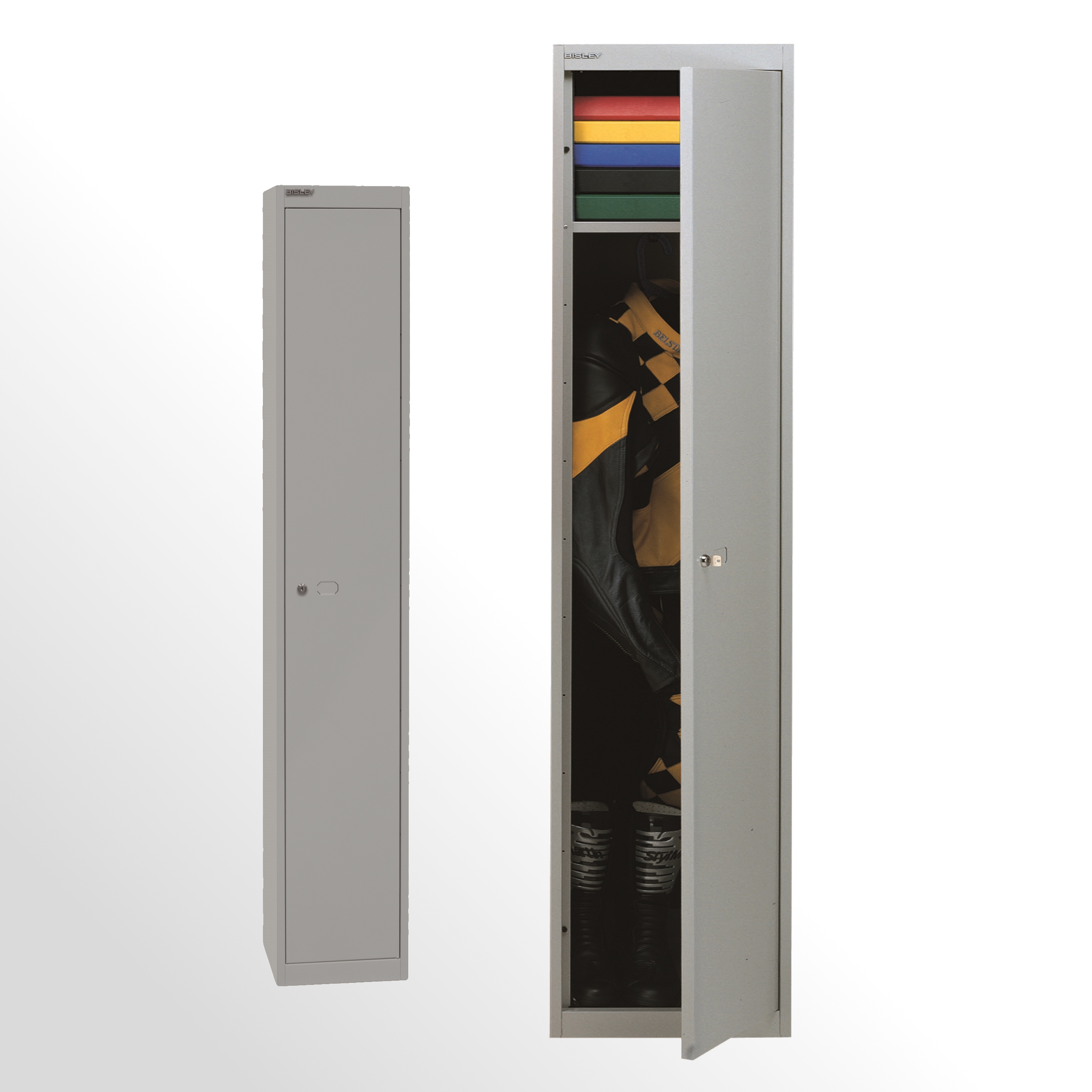 Bisley Garderobenschrank Office, 1 Abteil, 1 Fach, T 305 mm