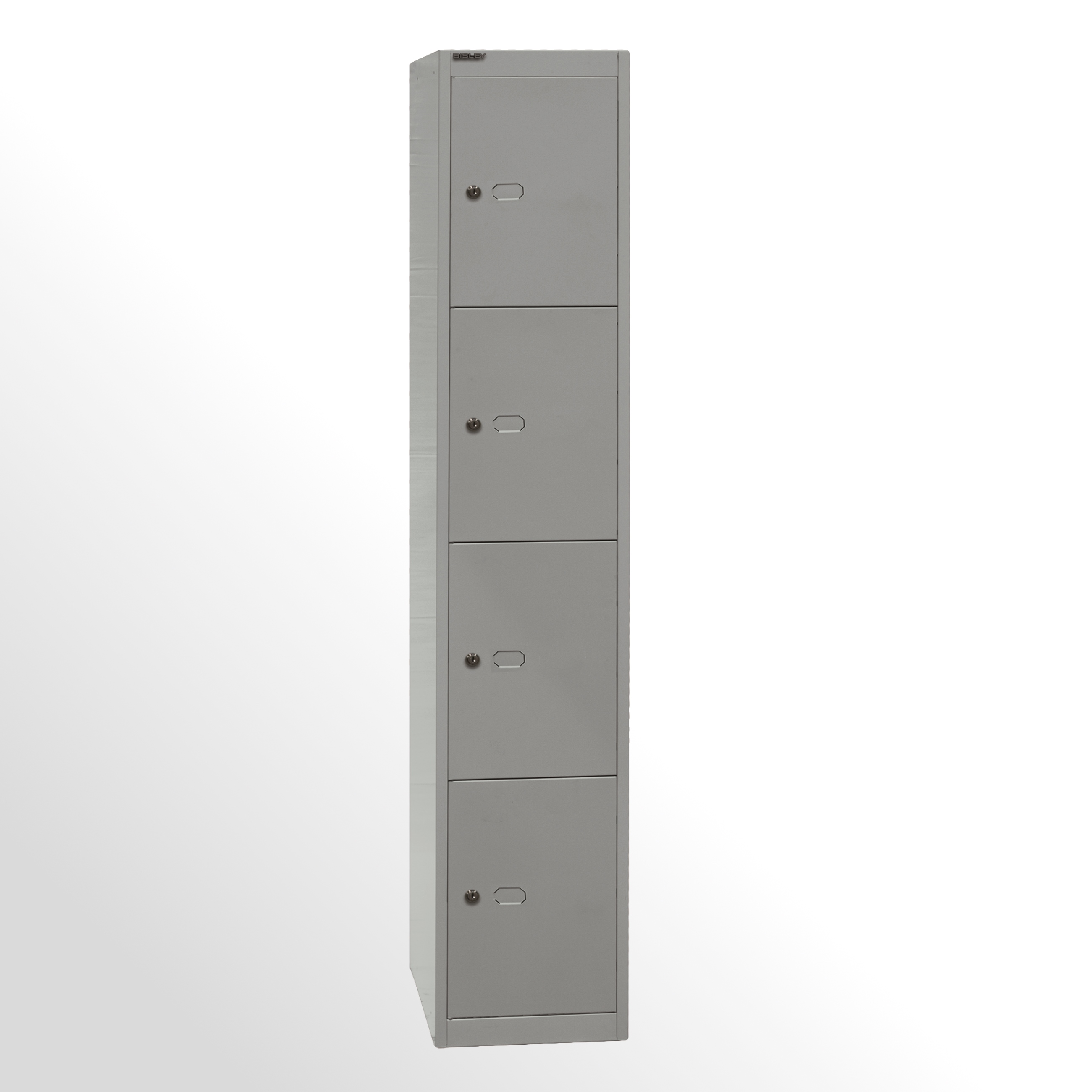 Bisley Schließfachschrank Office, 1 Abteil, 6 Fächer, T 457 mm