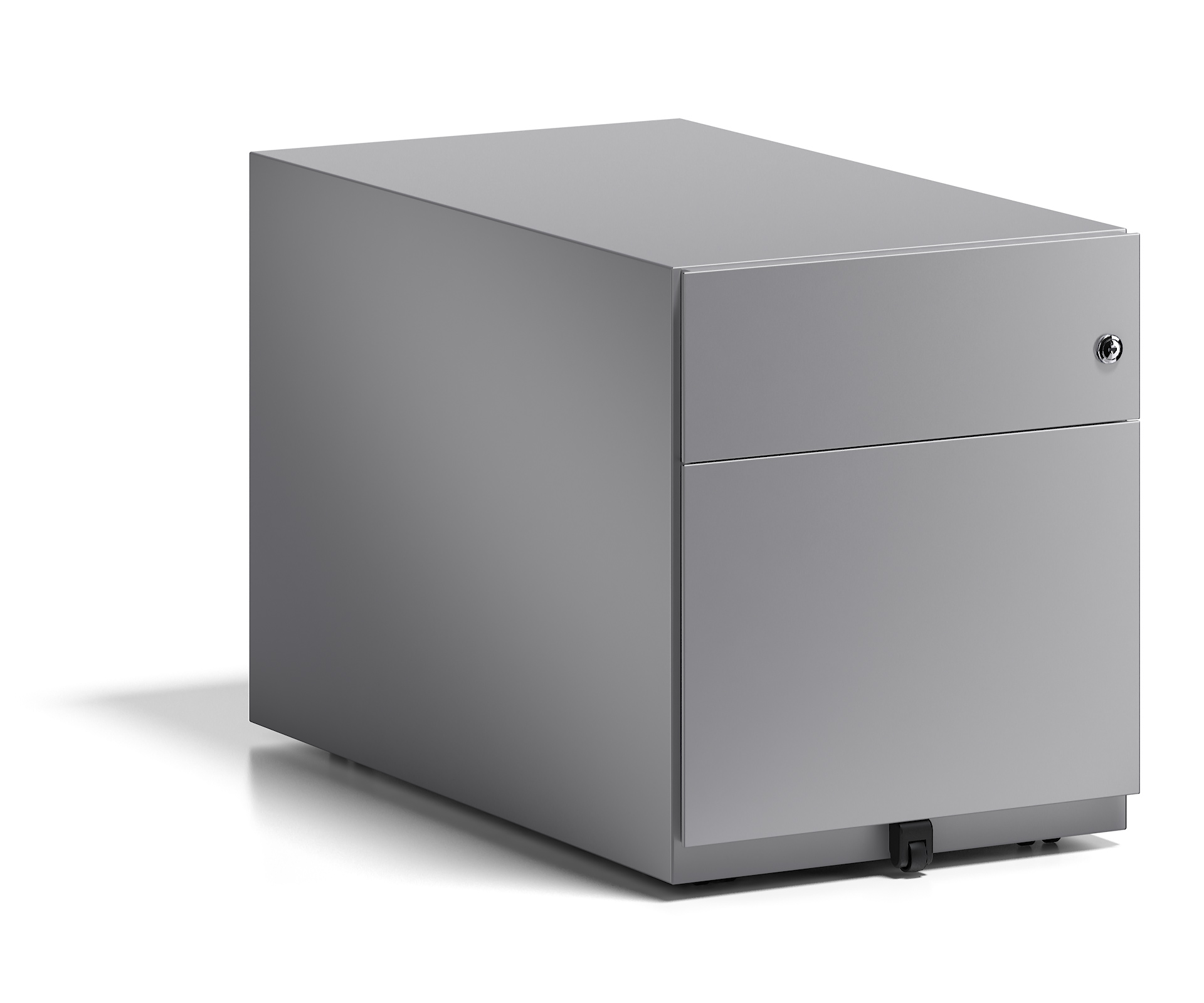 NWA79M7SF355_L Bisley Rollcontainer Note™ mit Griffleiste, 1x Schublade, 1x HR-Schublade; T 775 mm
