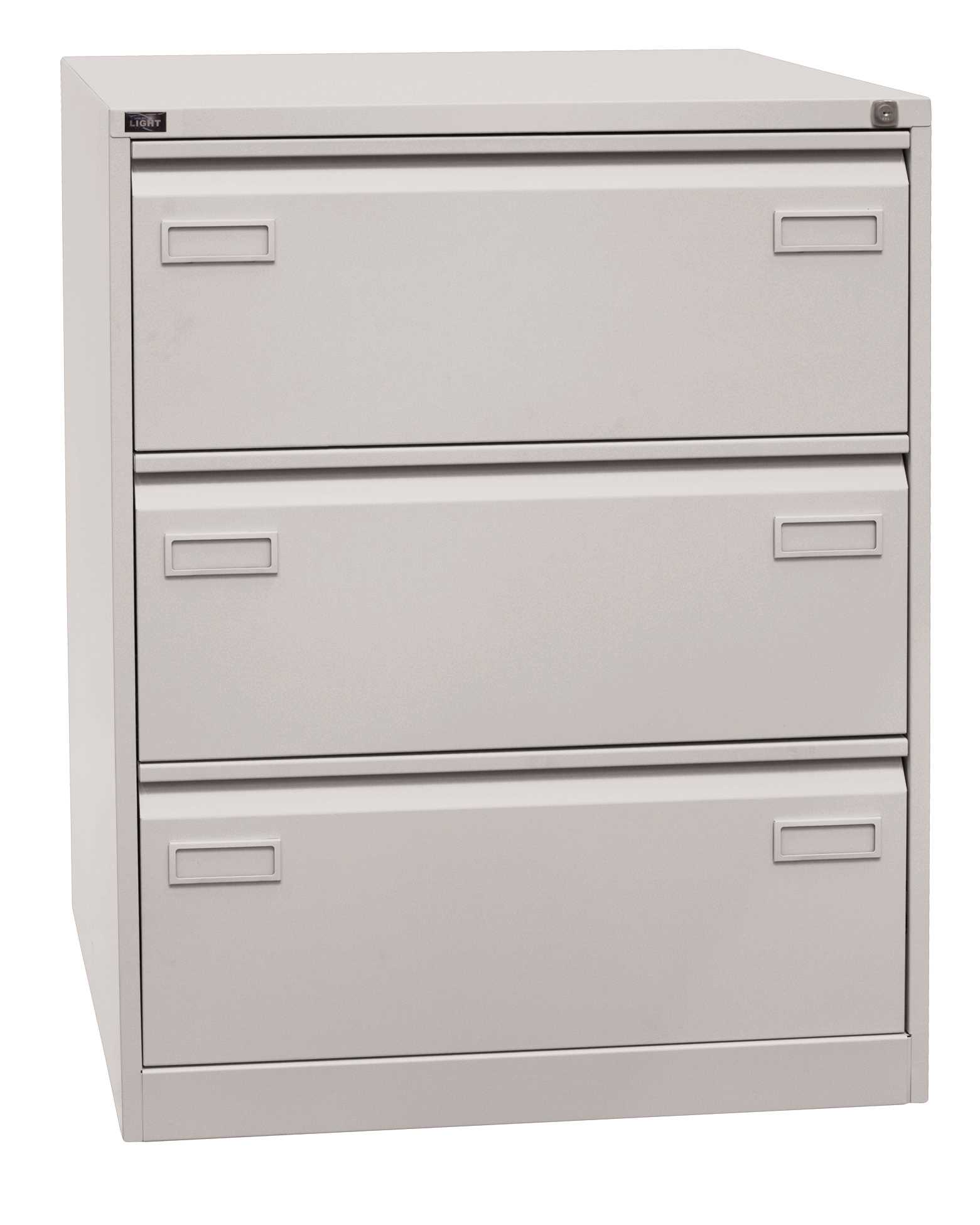 CDF3645_L Bisley LIGHT Hängeregistraturschrank, doppelbahnig, DIN A4, 3 HR-Schubladen