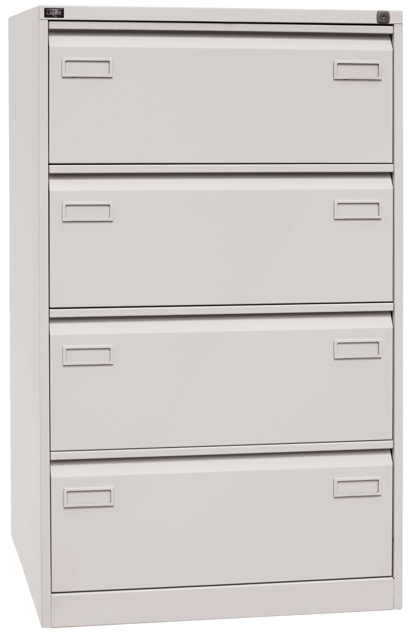 CDF4645_L Bisley LIGHT Hängeregistraturschrank, doppelbahnig, DIN A4, 4 HR-Schubladen