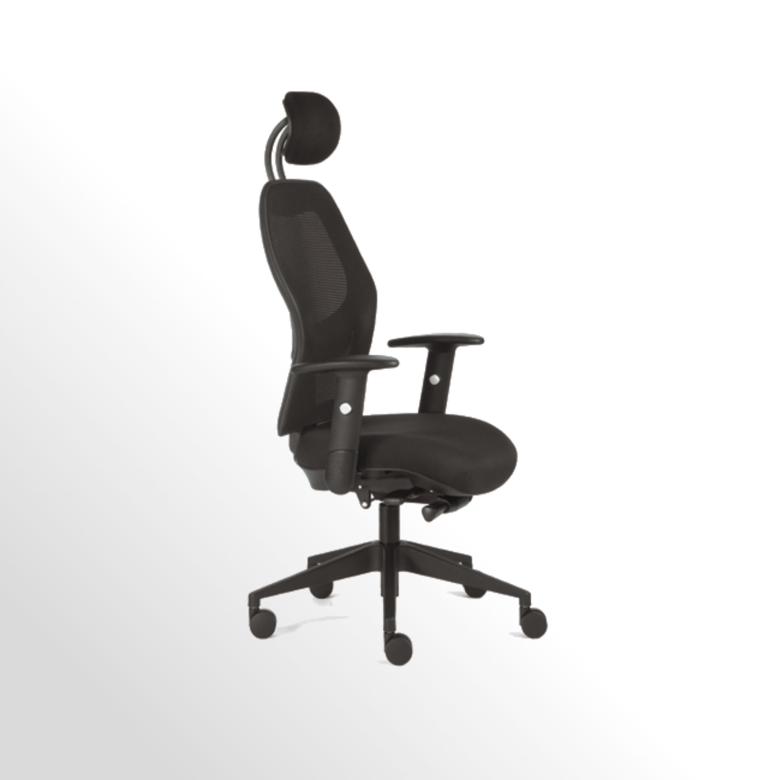 mesh-2 Bürodrehstuhl mit Kopfstütze und Netzrücken