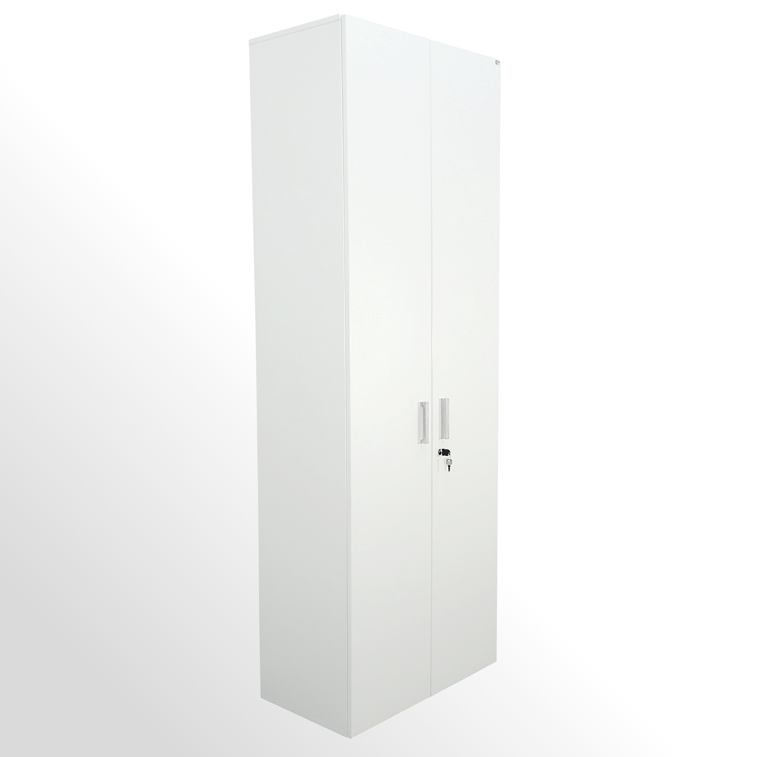 Mikomax-6OH-Fl-gelt-renschrank-weiss-3 Hochwertiger Aktenschrank - Flügeltürenschrank - B 800 mm - 6 Ordnerhöhen