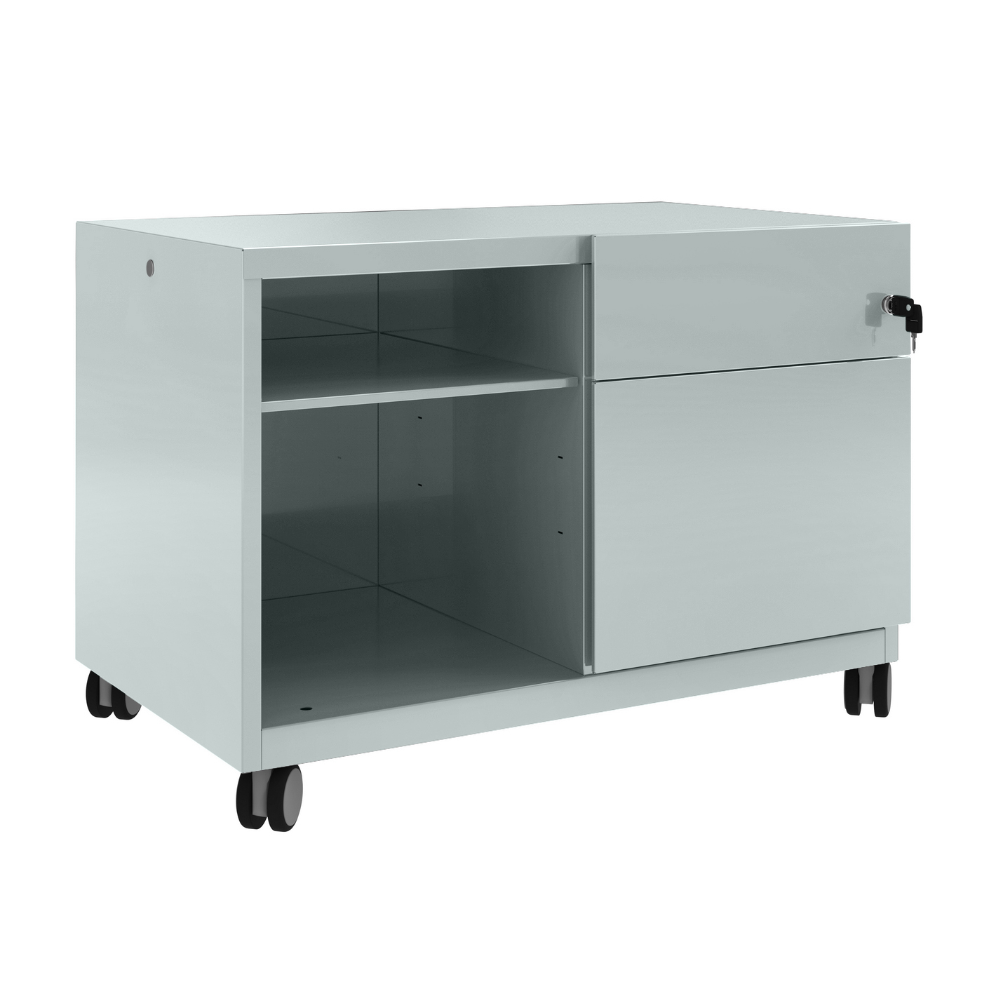 CADM08RH355_L Bisley Note Caddy - persönlicher Rollcontainer, B 800 mm, in div. Farben erhältlich