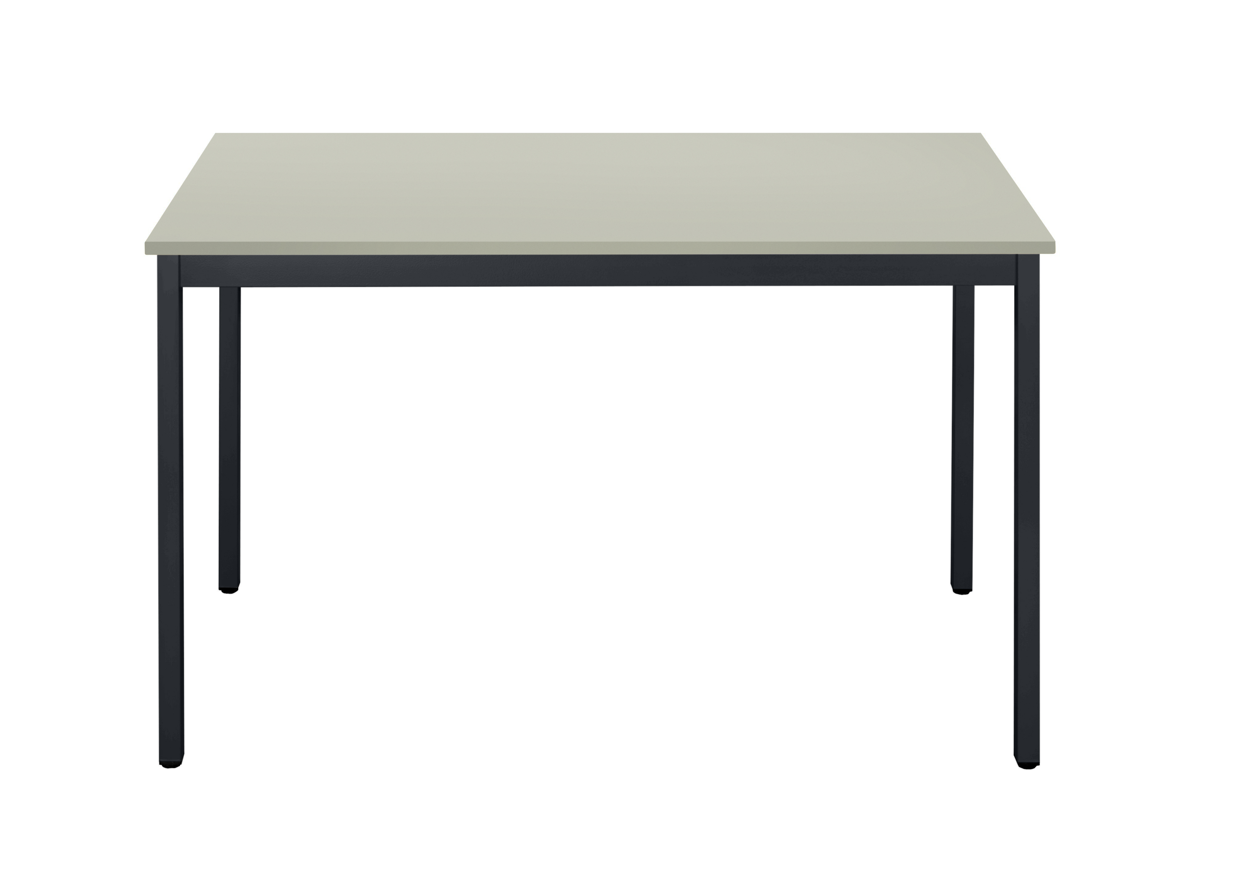 MT1608G334 Bisley Mehrzwecktisch, rechteckig, Gestell pulverbeschichtet, anthrazitgrau-grau, 1200x600