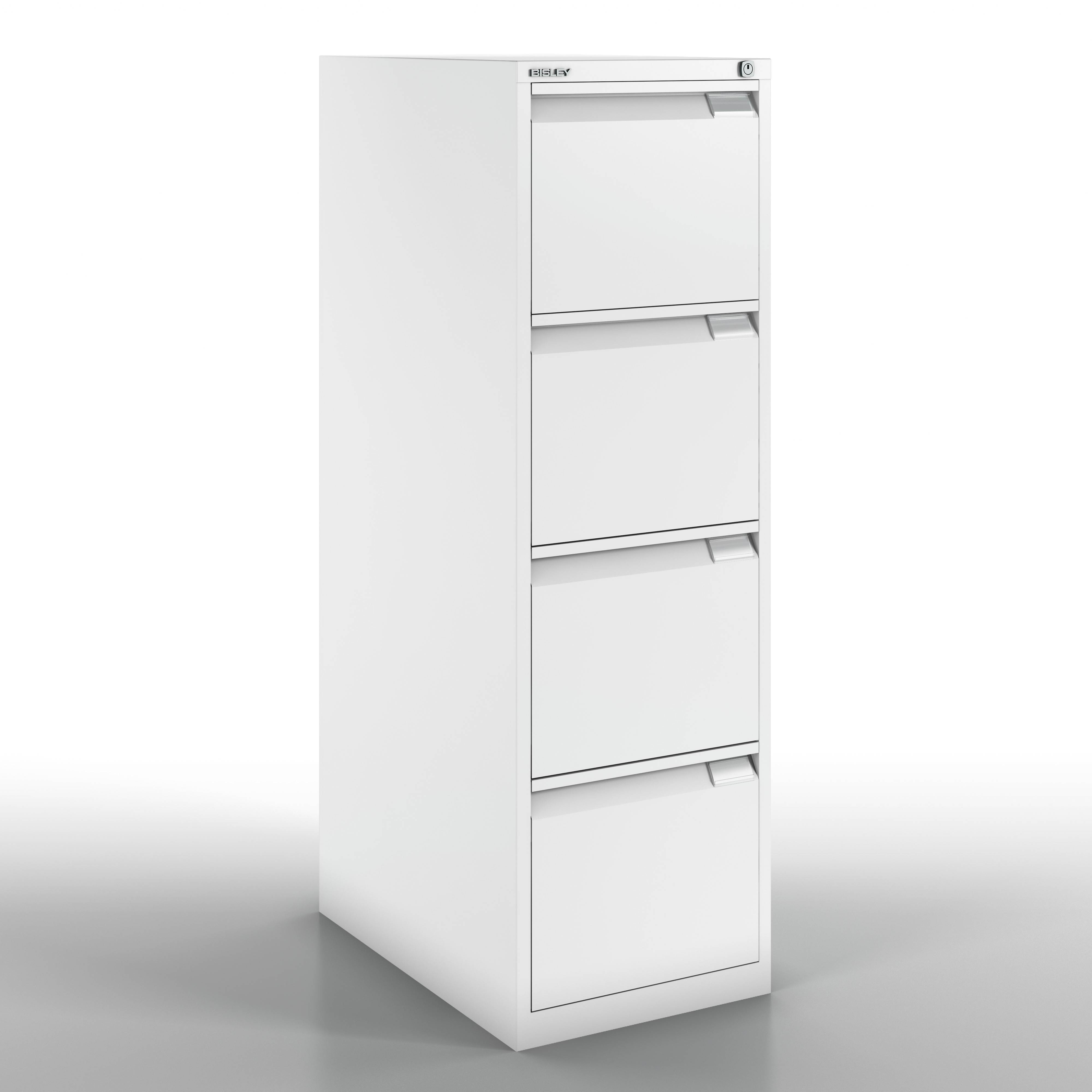 3643645_L Bisley Hängeregistraturschrank, einbahnig, DIN A4, 4 HR-Schubladen