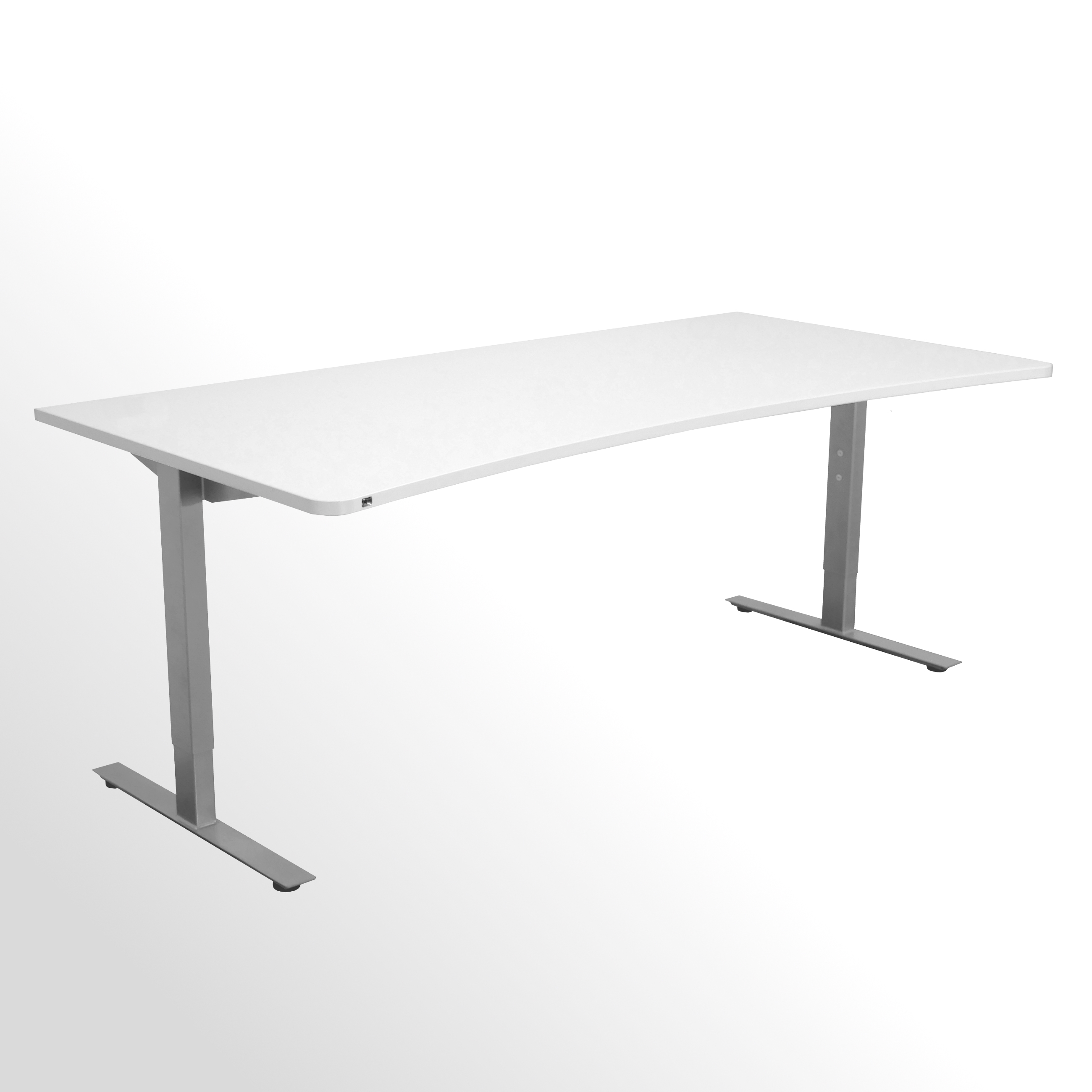 Cockpitarbeitstisch-weiss-alu-2000x1000-6 Cockpitarbeitstisch - Schreibtisch - 2000 x 1000 mm